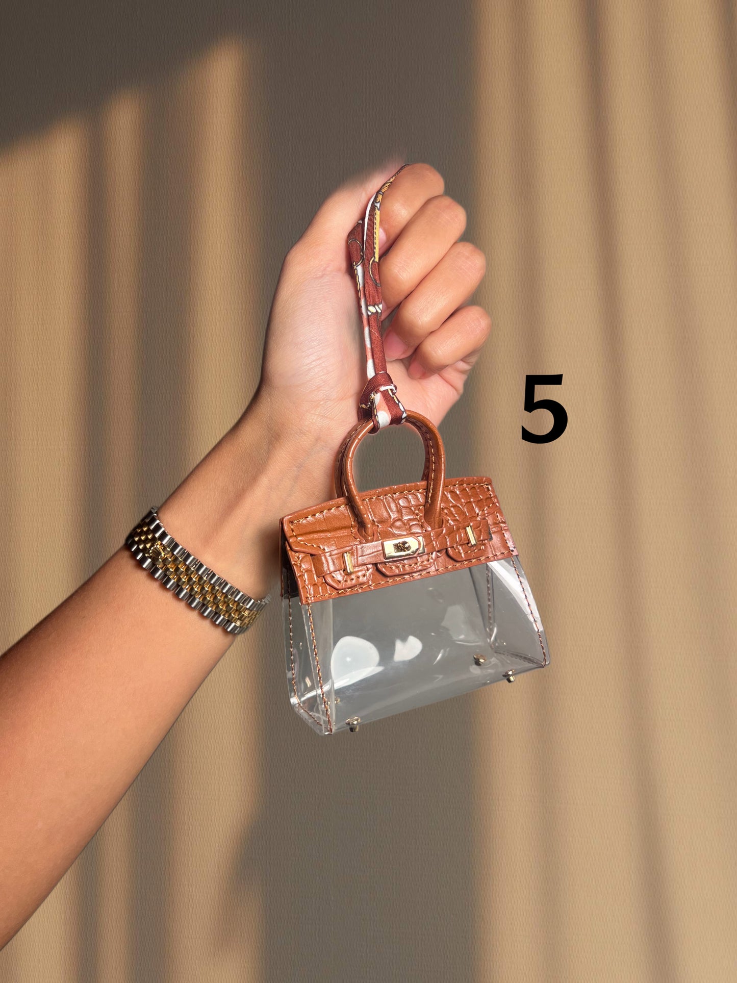 Clear mini birkin