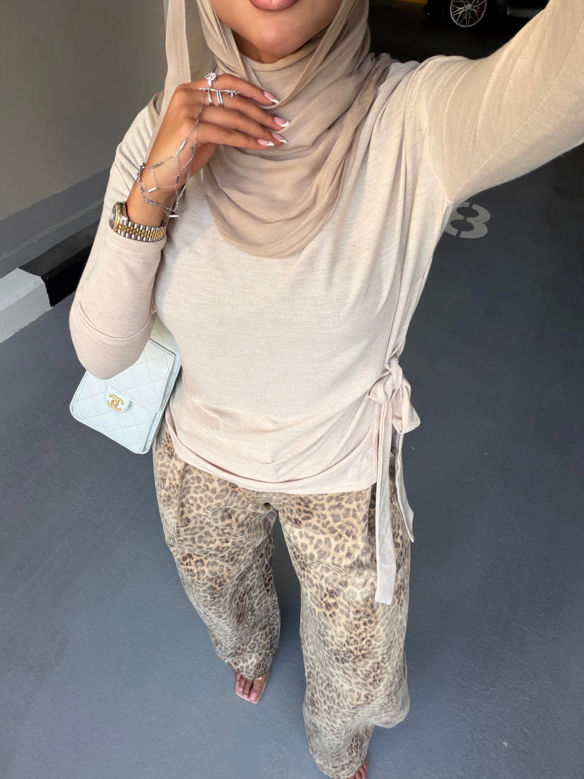 Beige top